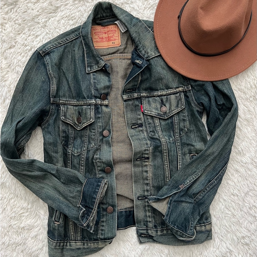 Levi’s acid denim jean jacket